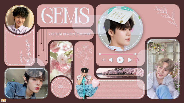Gems Colour Graphic